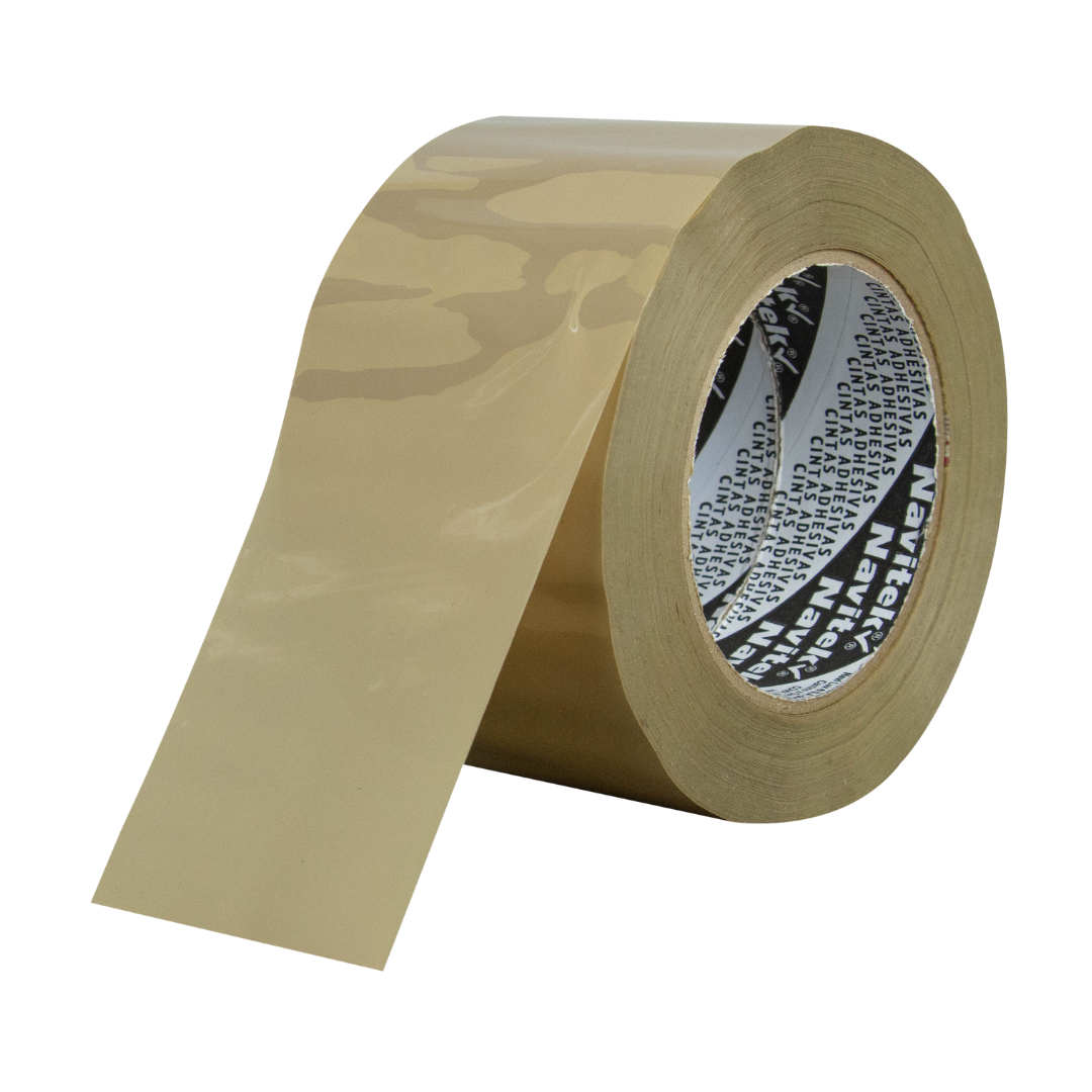 72 mm x 150 m - Cinta Adhesiva Acrílica Uso Ligero Canela (Navitek 100)